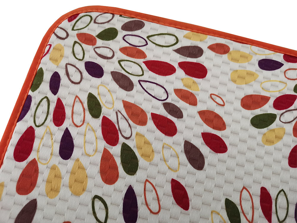 220gsm Washable Microfiber Dish Drying Mat For Kitchen Utensils