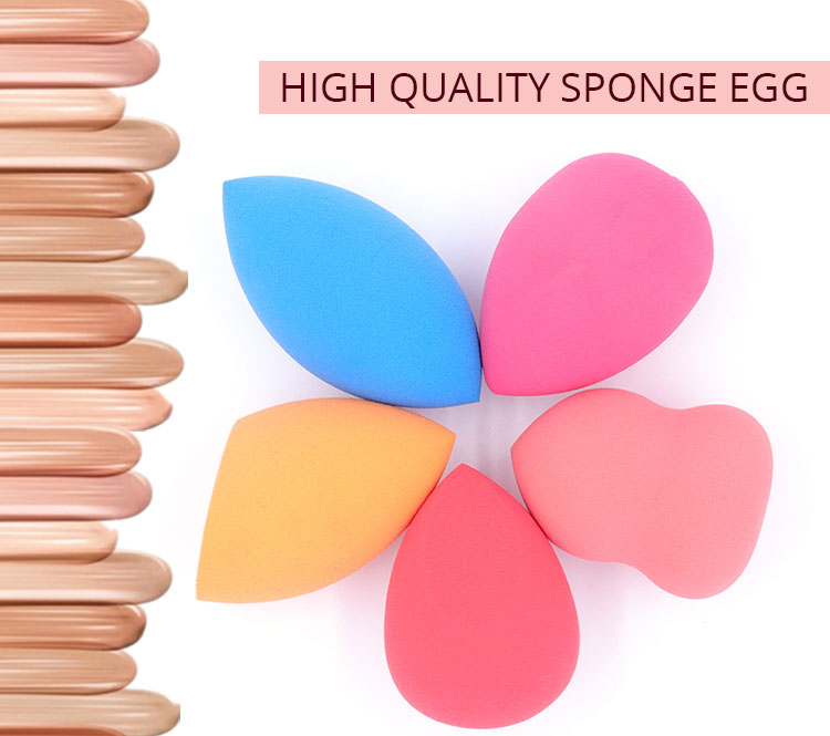 Hydrophilic Polyurethane Makeup Sponge Blender Dry And Wet Dual Use