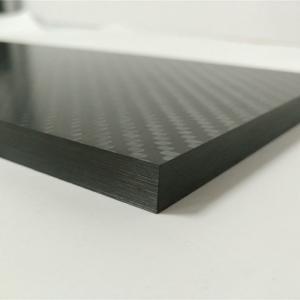 China 100% 3K Carbon Fiber Thin Flexible Sheet Low Density And Light Weight wholesale