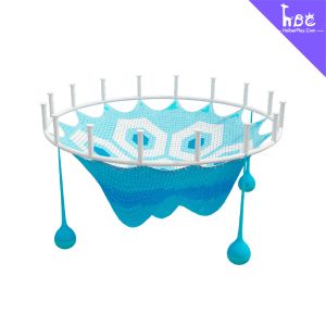 China Multi-Color Rainbow Climbing Net for Kids 5+ with Balls wholesale