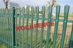 Residential Use Steel Palisade Fencing 2750mm Width High Standard Pvc Coated