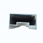 Interior Stair Aluminum Handrail Profiles For Glass Roof Slotted Tube