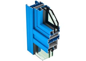 China Customized Anti Oxidation Aluminium Window Profiles 8um - 10um Film Thickness wholesale