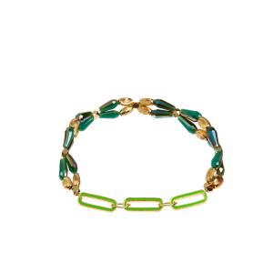 China Teardrop Crystal Handmade Beads Bracelets Weaved For Christmas Collections wholesale