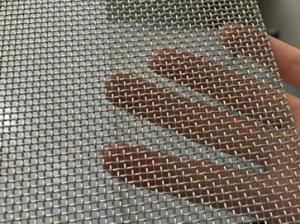 China 0.0203-23.37mm Aperture Square Wire Mesh Cloth Filter Stainless Steel material wholesale