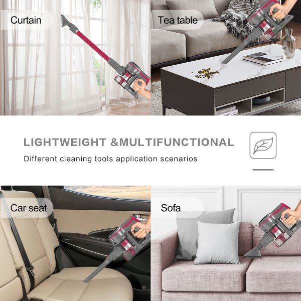 Strong Suction Stick Vacuum Cleaner With Detachable Battery