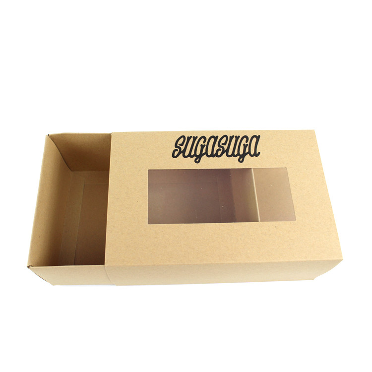 Recycled Cardboard Eco Conscious Eco Friendly Packaging Box Vinyl Window