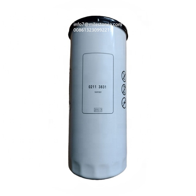 Standard Size Diesel Engine Fuel Filter With Sensor 02113831