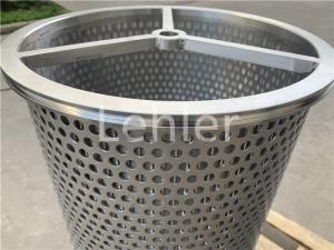 China Stainless Steel Wedge Wire Screen Filter 0.1mm-0.6mm Slot wholesale