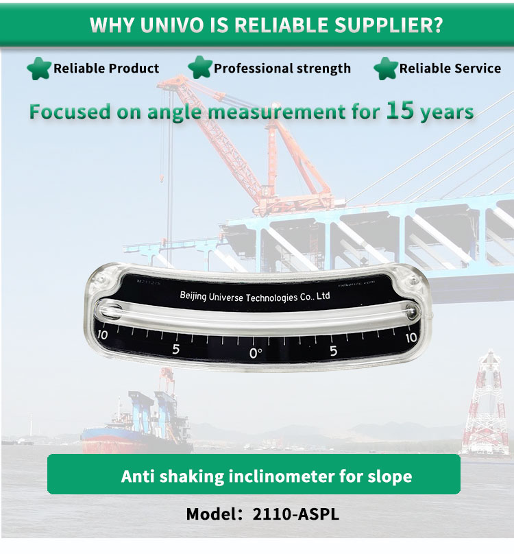 Customized UNIVO 2110Y Inclinometer Gradiometer Aluminum Angle Slope Level Indicator