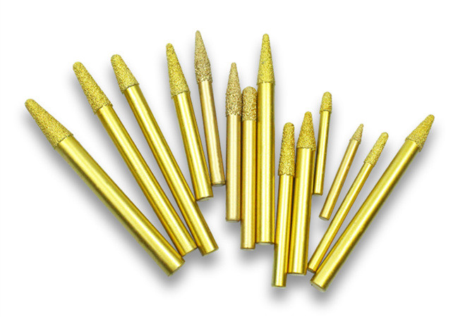 Shk 16mm Conical CNC Diamond Engraving Bit Vacuum Brazed