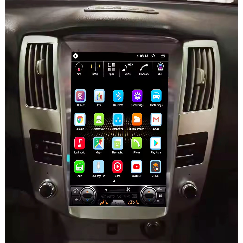 8+128G Car Android Stereo Lexus RX300 Multimedia Car Radio GPS Wireless