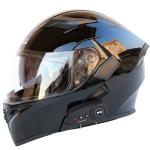 Bluetooth Motorcycle helmet unisex double lens open face motorcycle helmet for