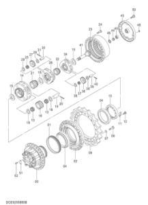 China 4664392 SEAL;GROUP Hitachi parts ZX250L-5G, ZX270-3, ZX280-5G, ZX280LC-3, ZX280LC-3-HCME, ZX280LC-5G, ZX280LCH-3, ZX290L-5G, ZX290LC-5B, ZX290LCN-5B, wholesale