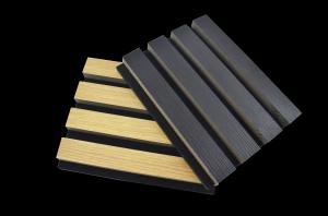 China Fireproof Oak Wooden Veneer Slat Sound Proofing Acoustic Wood Wall Panel wholesale