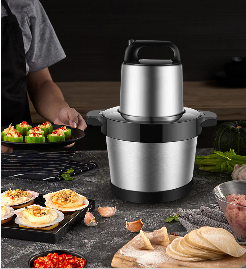 Large Capacity Pure Copper Motor Multifunction Grinder for Vegetable Cutting and Juicing