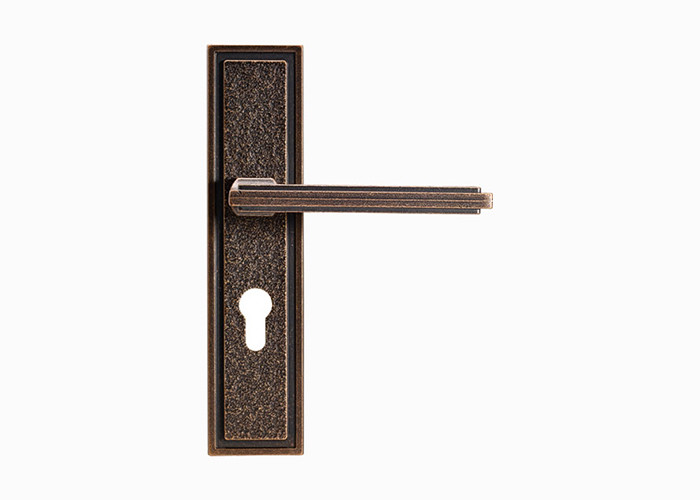 Interior Bedroom Lever Door Handles 133mm Length Bathroom Door Lock Set