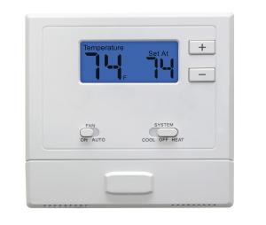 China White Gas Heater Thermostat / Underfloor Heating Programmable Thermostat wholesale
