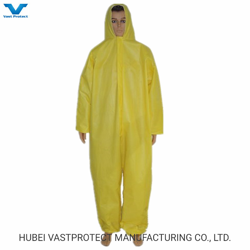 Factory Cat 3 Type 5/6 Protective Safety Workwear Tyvek Waterproof Polypropylene Disposable Paper SMS Nonwoven PP Microporous Coverall