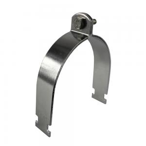 China Full Range Burr-free 3/4 25mm 27mm Electrical Carbon Steel Metal Pipe Clamps wholesale