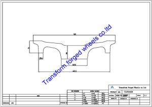 China TC190004 19 inch forged center disk blanks wholesale