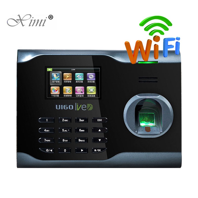 U160 Fingerprint Attendance With 125KHZ RFID Card Reader WIFI TCP/IP Fingerprint Time Clock Biometric Time Recorder