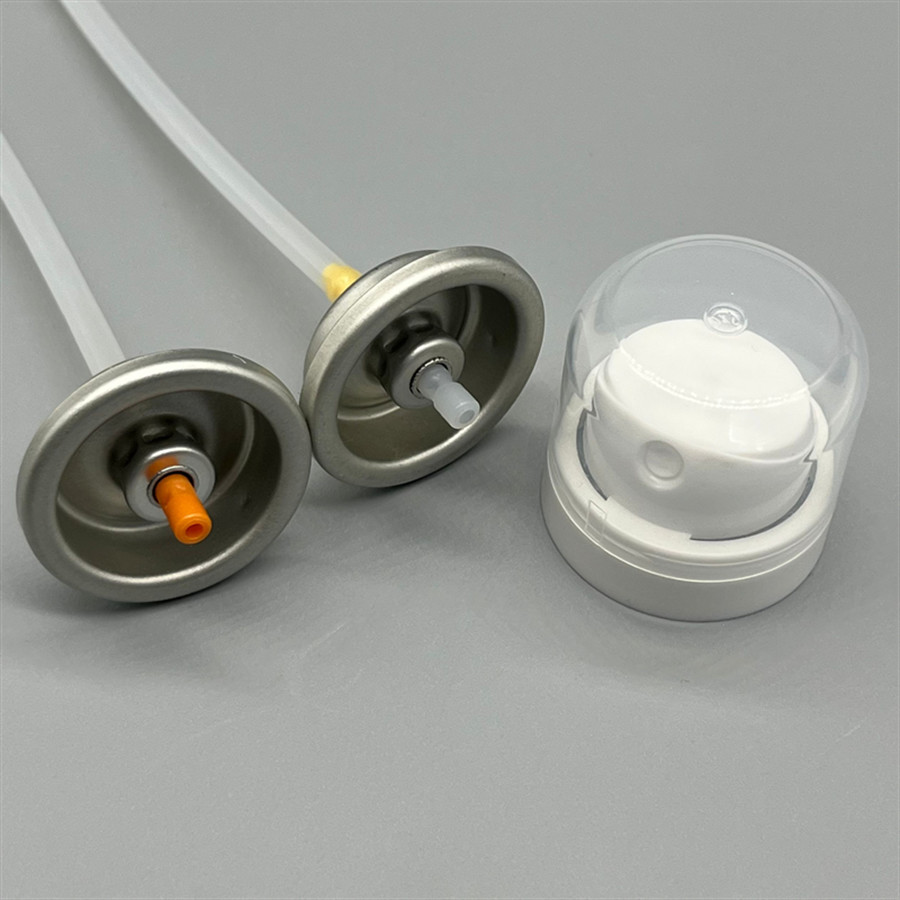 Ultra-Portable Air Freshener Spray Valve for Travel and Personal Use with Compact Leak-Proof Mechanism