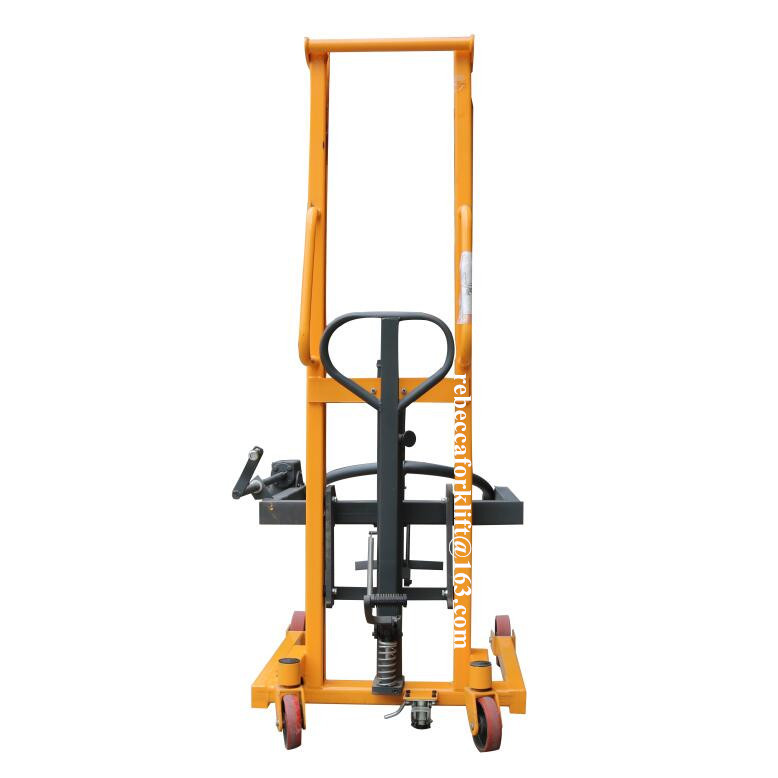 Rotary Hand Oil Drum Lifter Trolley 350KG 1460MM Lifting Height Easy Carrying