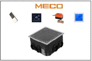 China 400CFM Ceiling Suspended Fan Coil Unit For Grow Plant Or Big Space Cooling wholesale