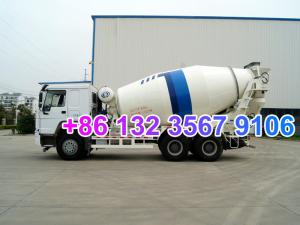 China 8CBM 9CBM 10 CBM HOWO Chassis 6x4 HJS5256GJBHA Cement Mixer Truck For Colombia wholesale