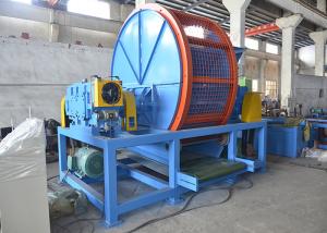 China 380V 50Hz Tyre Recycling Line Whole Tire Shredder 60*60mm Tire Recycling Plant wholesale