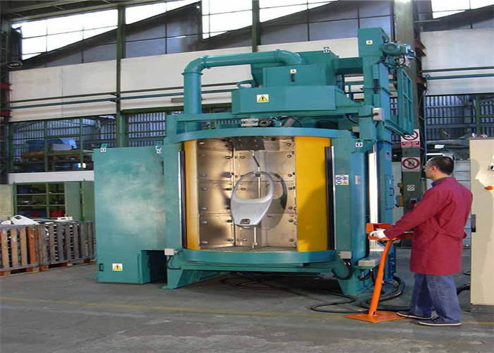 Steel Plate 2.2kw Hanger Type Shot Blasting Machine Automatic Transporting