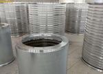 316L S.S Pressure Screen Basket Before Headbox 0.3mm Slot Size For Fluting base