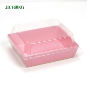 China F Flute Biodegradable Paper Container 140mm Length For Fast Food Shop wholesale