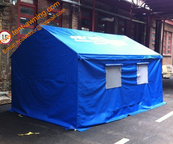 3x4m Outdoor Steel Framed Waterproof Disaster Refugee Relief Emergency Tent