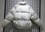 White Winter Puff Jacket Ladies Warm Parka Womens With Big Pockets In Fashion