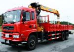 Dongfeng 10Ton Hoisting Truck Mounted with Hydraulic XCMG Straight 4-Arm