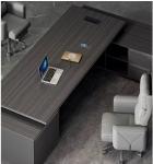 Executive Office Desk With Paint Baking Processwood Grainhinclined Table Edge