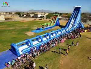 China China Commercial Extra Long Inflatable Water Slides For Adult wholesale