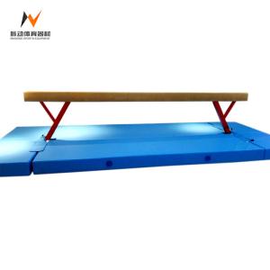 China Gymnastics Gym Exercise Equipment Balance Beam And Mat For Home 400*10*80-120cm wholesale