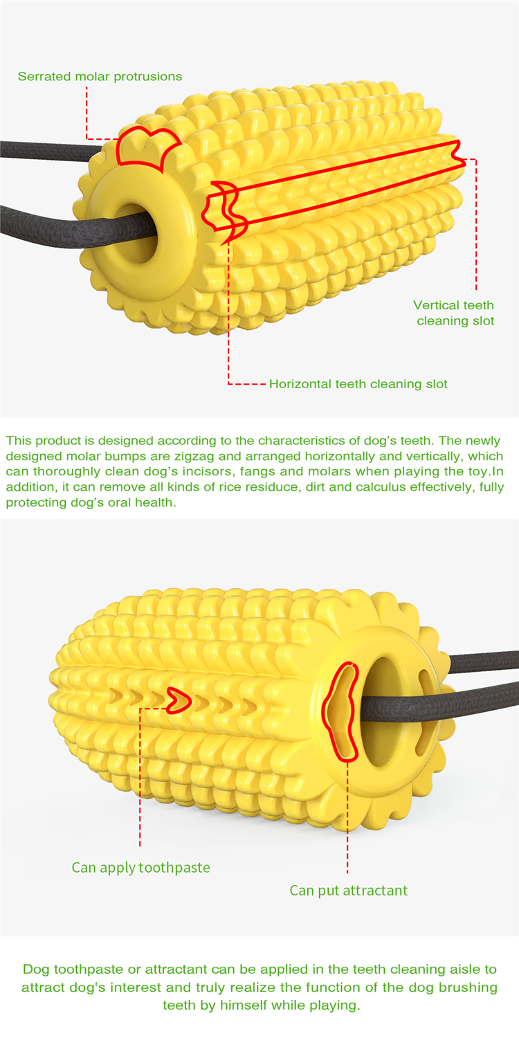 Manufacturers Wholesale Pet Dog Chew Toys Molar Bite Toy Dog Toothbrush Stick Tooth Cleaning Toy