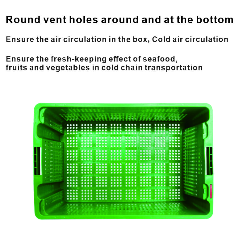 Customized Design Plastic Crate Mould Manufacture for Storage 640*420*305mm