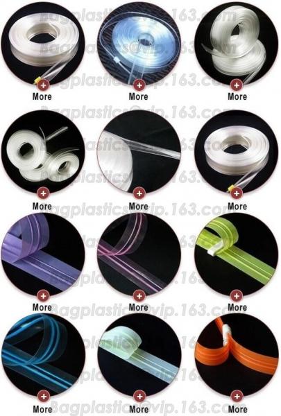 multi colored pe self-locking flat zipper, metal zipper,non-toxic PE zipper, PVC/PP Slider Zipper, Teeth PP Slider Zippe