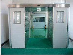 China Industrial Clean Room Equipment Dust Free Cargo Air Shower With Automatic Door wholesale
