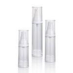 AS Airless Pump Bottle 15ml 30ml 50ml With PS Cap for Cream Dispensing