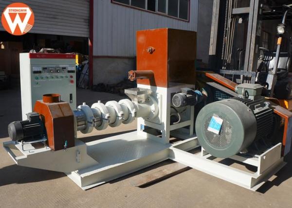75 Kw Floating Feed Machine Catfish Tilapia Shrimp 700-800 Kg/H 2550*2050*1650