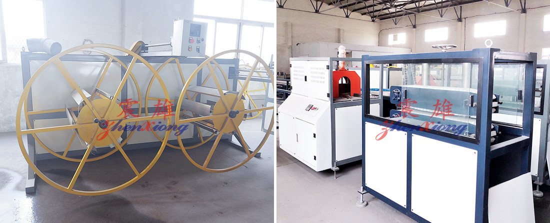 Single Screw HDPE Spiral Corrugated Pipe Machine 20m Length