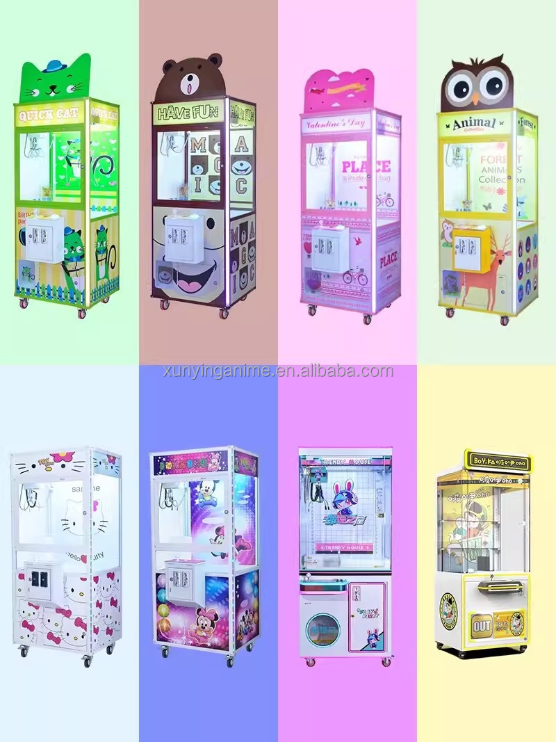 Coin Operated Child Toy Crane Claw Vending Gift Game Machine for Amusement Game Center