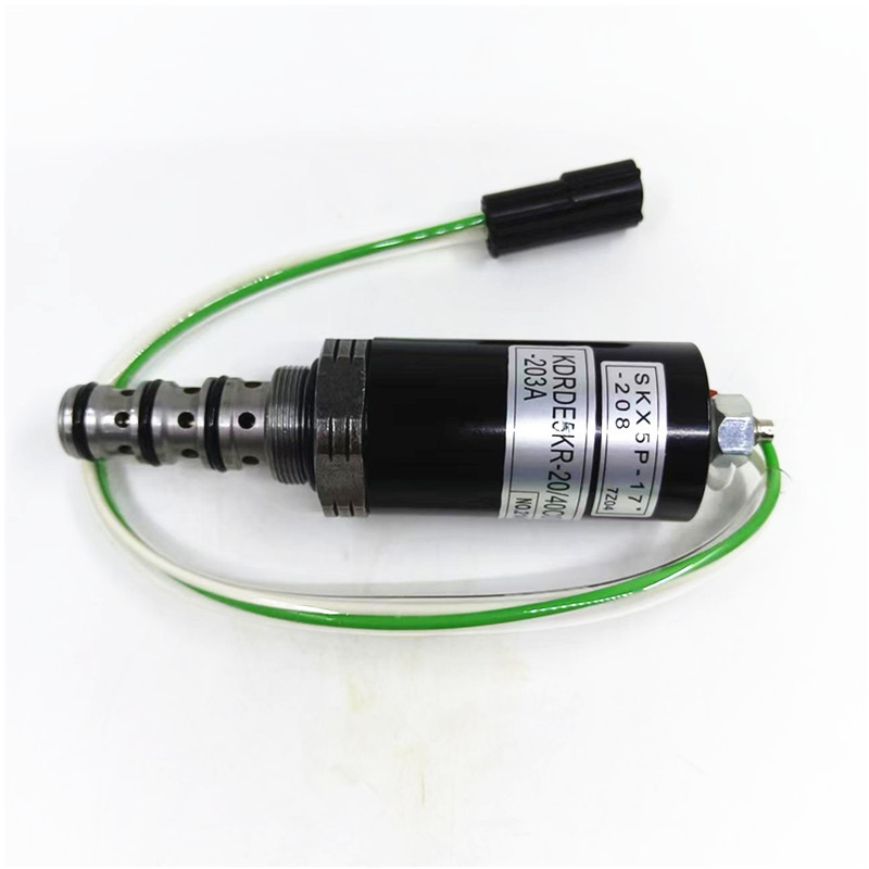 KDRDE5KR-20 40C07-203A Solenoid Valve For Kobelco SK60-3 SK200-2