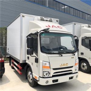 China 4 TONS 5 TONS RHD LHD JAC EURO 3 HYDRAULIC DOOR REFRIGERATED TRUCK REFRIGERATOR FREEZER Vehicle wholesale